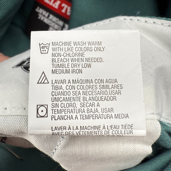 Dickies Men's Chinos in Teal - Picture 6 of 13